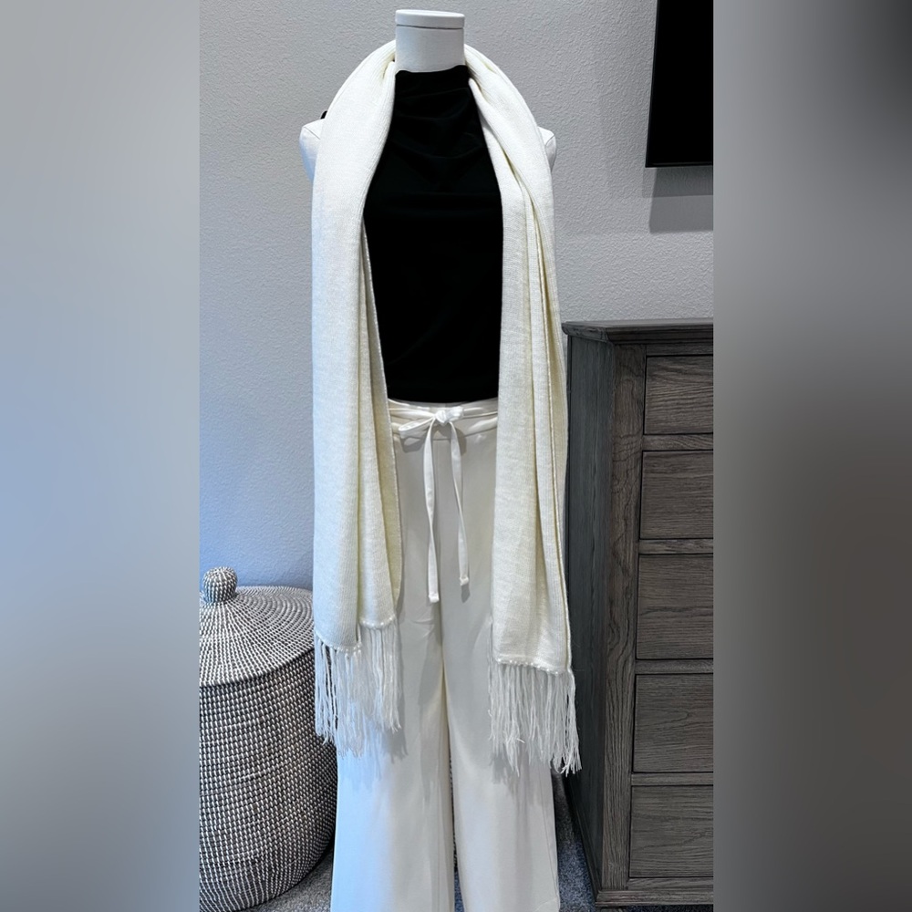 Alpaca Ivory Scarf